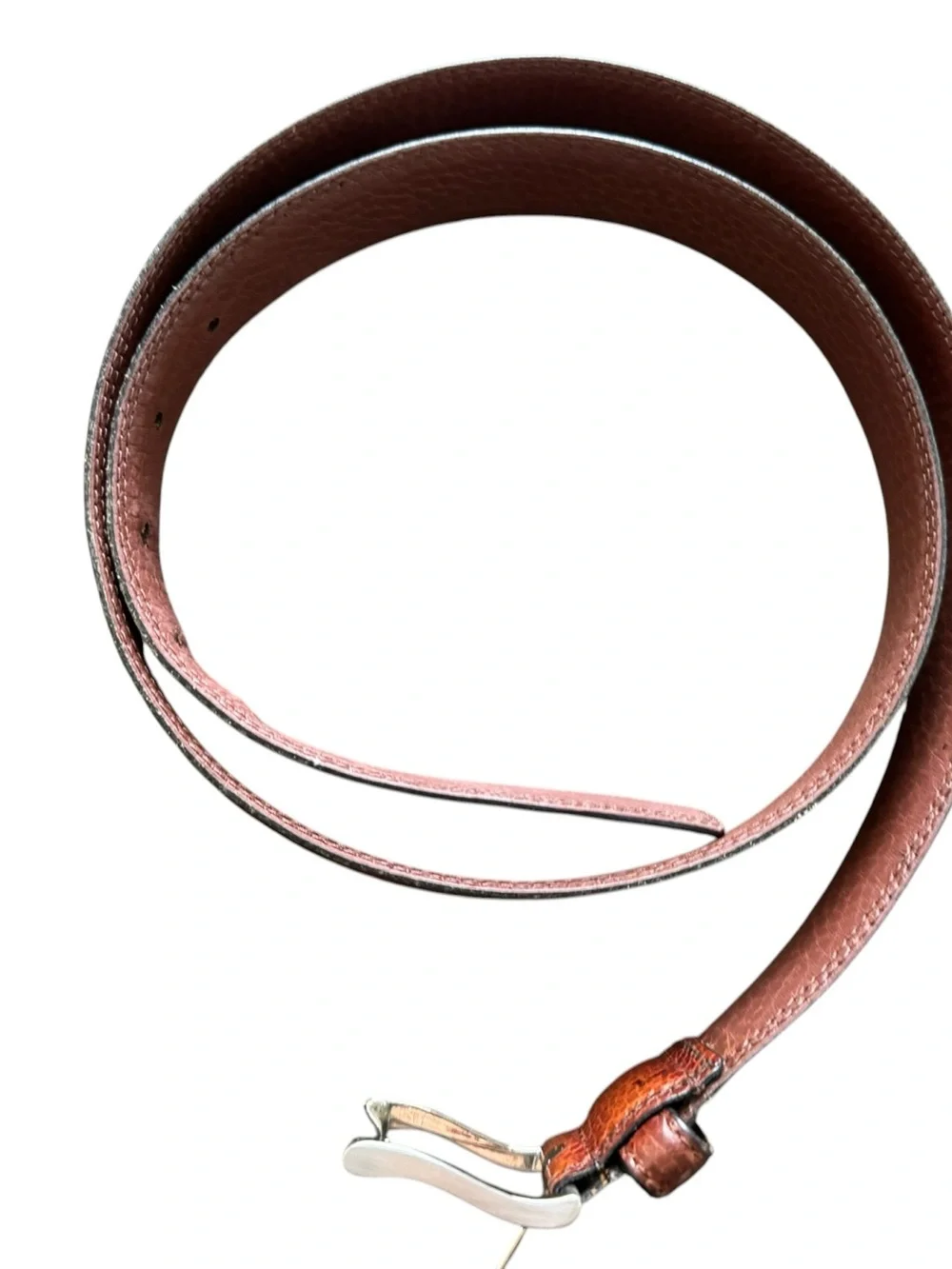 Carmina's timeless, classic plain dress belt size 40